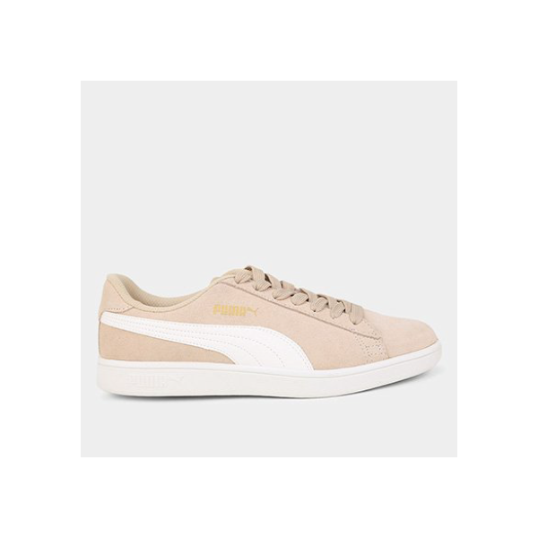 Tênis Puma Smash v2 BDP Feminino - Bege+Branco