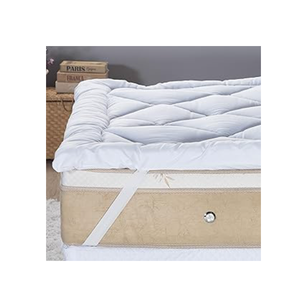 Pillow Top 400 Fios Toque de Plumas Casa Dona (King)