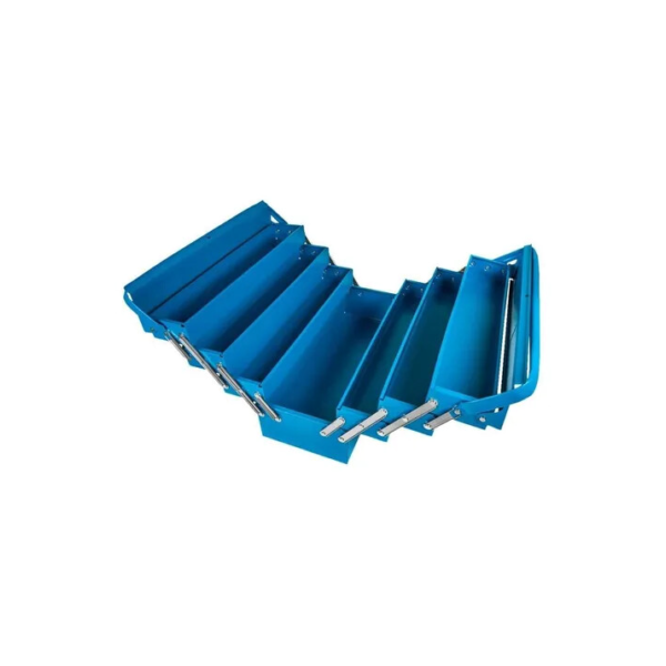Caixa De Ferramentas Sanfonada Tramontina 7 Gavetas Azul