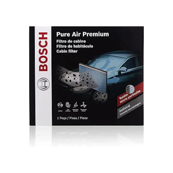 Bosch - Filtro de Ar Condicionado Automotivo Cabine Bosch Pure Air Premium CB8658