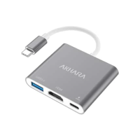 Adaptador Dex Para Samsung Usb 3.1 Tipo C Hub Thunderbolt 3.0 X Hdmi Usb 3 4k Prata - CompleteStore®