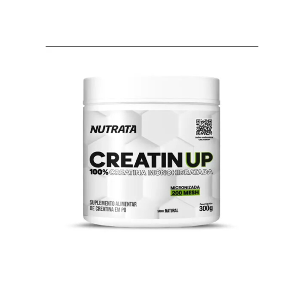 Creatina Pura Creatine Up 300g - Nutrata Sabor Sem sabor