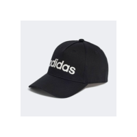 Boné Adidas Aba Curva Snapback Daily Logo Linear - Preto+Branco
