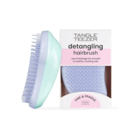 Tangle Teezer - Escova de cabelo desemabaraçadora The Original Fine & Fragile para texturas finas e frágeis, Cor: Verde e Rosa