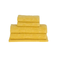 Buddemeyer Jogo de toalhas Florentina Banho Amarelo 5 peças