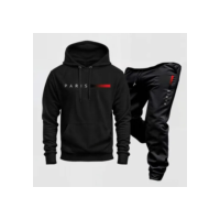 Conjunto Moletom Unissex Paris Blusa Frio Calça Confortavel