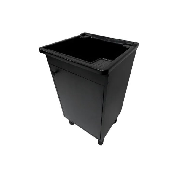 Tanque De Lavanderia 22l Com Gabinete Premium Black 46cm
