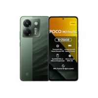Xiaomi Smartphone POCO M7 Pro 5G 256GB | 8GB/12GB RAM | Processador Ultra Potente Dimensity 7025 | Tela AMOLED FHD+ 120Hz com Proteção Ocular | Bateria 5110mAh com 45W Turbo Charge (Verde, 8+256GB)