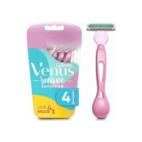 Gillette Aparelho De Depilar Venus Suave Sensitive 4 Unidades