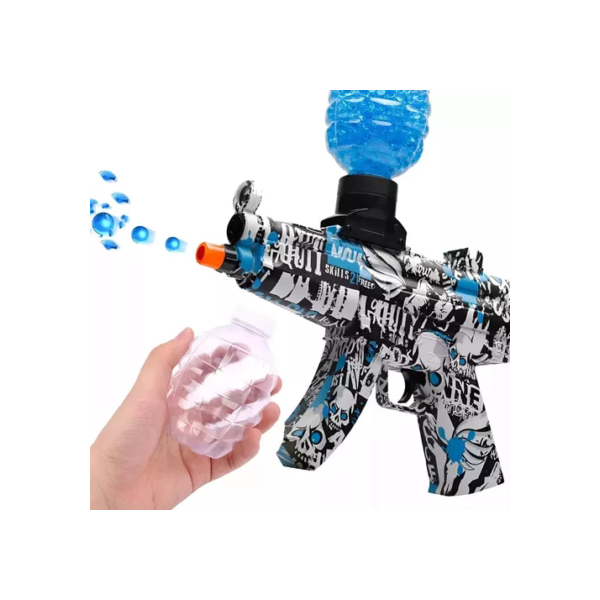 Arma De Bolinha Gel Elétrica Ak47 Recarregável Brinquedo