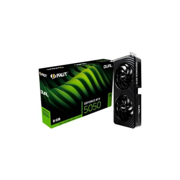 Placa de Vídeo Palit RTX 5050 NVIDIA Geforce, 8GB, GDDR6, 2572 MHz, Blackwell - NE65050019P1-GB2070D