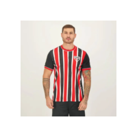 Camisa São Paulo Calssmate Preta E Vermelha