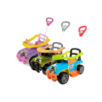 Carrinho passeio jip jip maral guidão direcional militar multicolor rosa Quadriciclo Infantil Haste