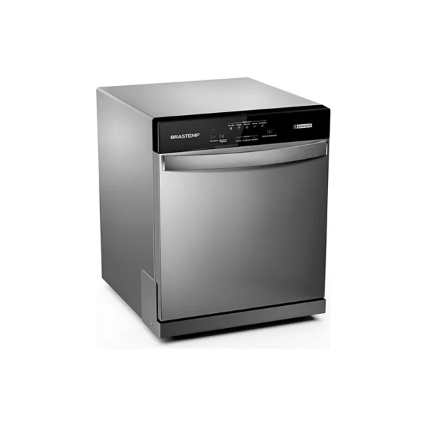 Lava Louças Brastemp Cinza Metálico 08 Serviços