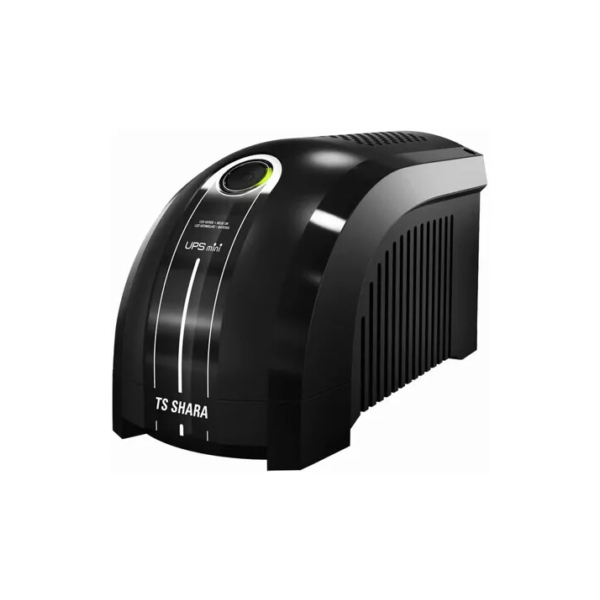 Nobreak TS Shara UPS Mini 600VA Bivolt Preto 6 tomadas