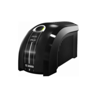 Nobreak TS Shara UPS Mini 600VA Bivolt Preto 6 tomadas