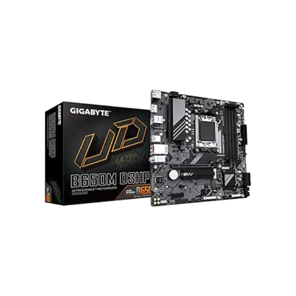 Placa Mãe Gigabyte B650M D3HP (AM5/4xDDR5/HDMI/DP/USB 3.2/M.2)