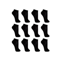 Kit 12 Pares Meia Soquete Cano Curto Unissex Veste do 40 ao 46 -Thee Brothers