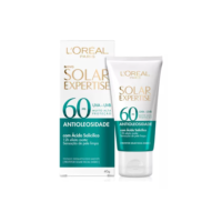 Protetor Solar Antioleosidade Sem Cor FPS60 L'Oréal Paris 40g