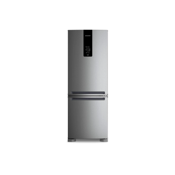 Geladeira Brastemp Frost Free Inverse A+++ 479 litros cor Inox com Super Capacidade e Smart Flow - BRE58FK