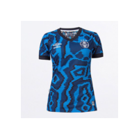 Camisa Grêmio III 21/22 s/n° Torcedor Umbro Feminina - Preto+Azul