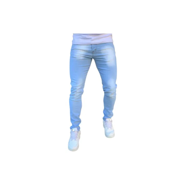 Calça Jeans Skinny Masculina Com Lycra Estica Muito Env24h