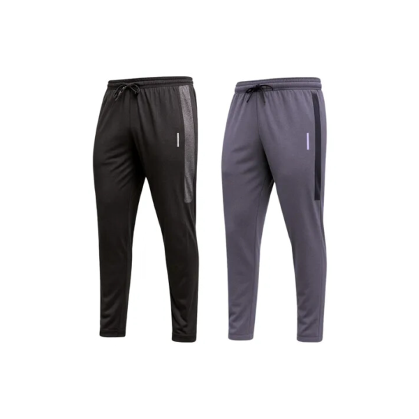 Kit 2 Calças Masculinas Jogger Tactel Com Elastano Academia
