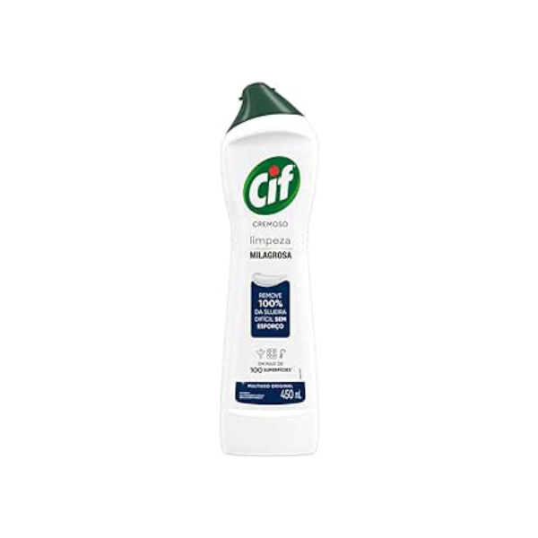 Cif Cremoso Limpeza Milagrosa Remove 100% Da Sujeira 450 Ml