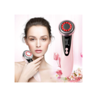 4 Em 1 Dispositivo De Beleza Vermelho & amp ; Terapia Com Luz Azul Rejuvenescimento Da Pele Aperto Cuidados Os Olhos Limpeza Facial Lift Face Massager