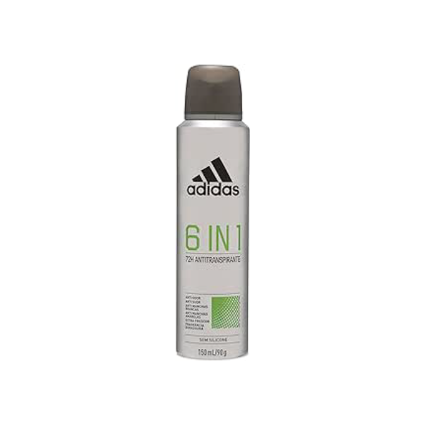 adidas Desodorante Masculino Aerossol Antitranspirante 6 in 1 150ml
