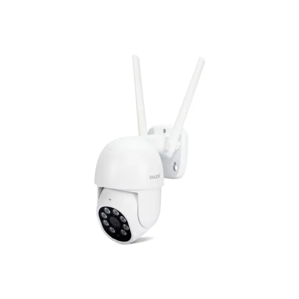 Ekaza Câmera De Segurança Nuvem Dome Wi-fi Uhd 2k E Ip65 Cor Branco