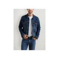 Jaqueta Levis Jeans Trucker Masculina Clássica Azul Esc. Azul G Jeans