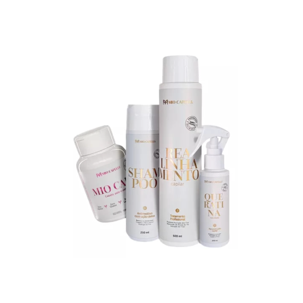 Kit De Progressiva Sem Formol Realinhamento Capilar Mio Capelli