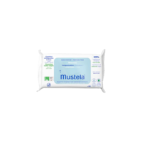 Mustela Toalhas Umedecidas Compostáveis Sem Perfume 60 Unidades - Feito com 99% de Ingredientes Naturais - Lenços Umedecidos sem fragrância Mustela Bebê e Criança