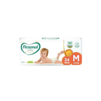 Personal 'Fralda Baby Premium Protection M Com 34 Unidades