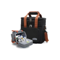 Bolsa Térmica Transversal Marmita Lancheira Trabalho Alça
