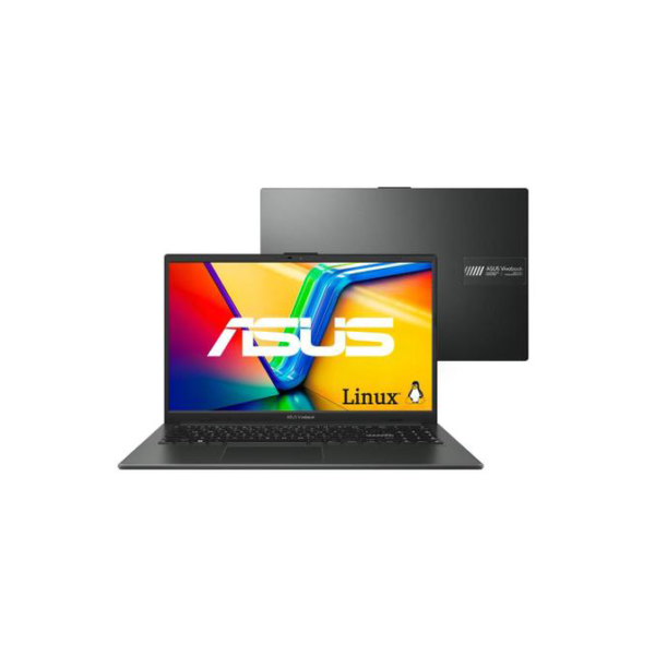 Notebook ASUS Vivobook Go 15 E1504FA AMD Ryzen 3 7320U 4GB Ram 128GB SSD Linux KeepOS Tela 15,6" FHD Black - NJ1291