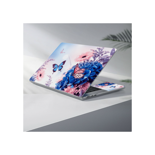 Adesivo Personalizado De Pele De Laptop 12 13 13,3 14 15 15,4 15,6 Polegadas Para Notebook Universal Vinil Adesivos Capa De Arte Decalque Protetor De Computador , Borboleta