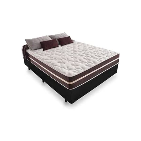 Cama Box Casal + Colchão De Molas - Anjos - Classic Superlastic 138cm