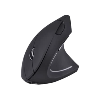 MOUSE SEM FIO RECARREGÁVEL 2.4 GHZ VERTICAL ERGONÔMICO ORTOPÉDICO POWER FIT 1600 DPI PRETO USB - PM300 - VINIK