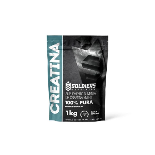 Creatina Monohidratada 1Kg - 100% Pura Importada - Soldiers Nutrition