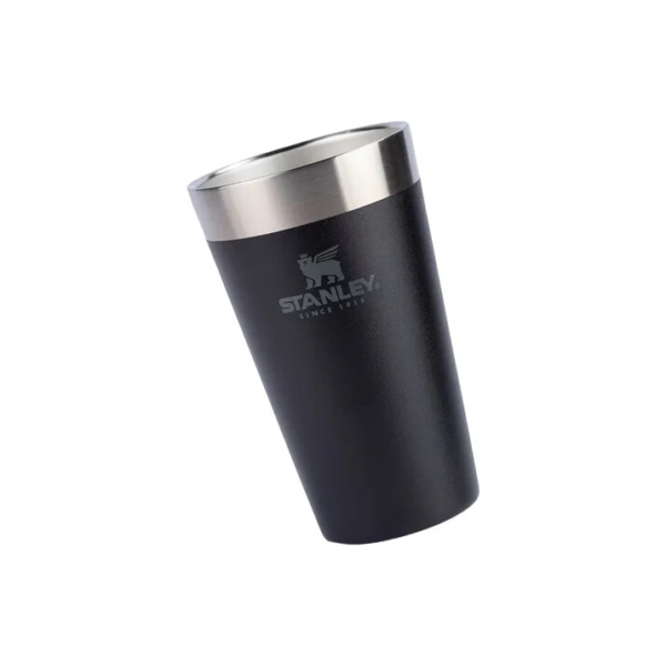Copo Térmico de Cerveja Stanley Matte Black Preto | 473ML