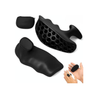 ALENKO Luva de Academia MaxGrip Palm Pro – Hand Grip Ergonômico para Musculação Crossfit Halteres Barra Peso Livre Proteção para Mãos Antiderrapante Tamanho Único