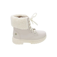 Bota Coturno Feminino Menina Tratorada Infantil C/ Pelinho