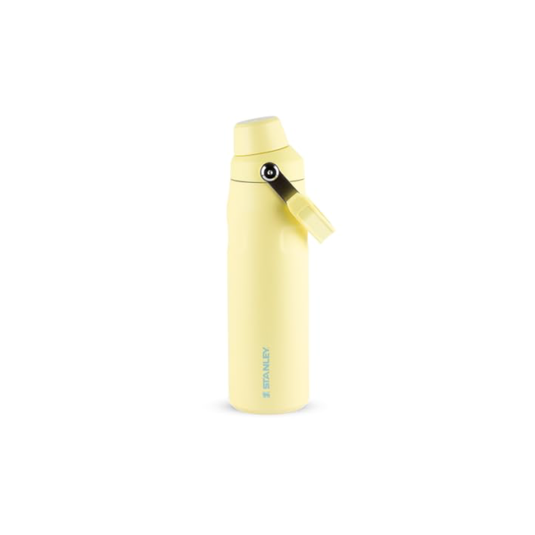 Stanley - Garrafa de água Aerolight Fast Flow, garrafa isolada a vácuo para bebidas frias, aço inoxidável leve, 710 ml, Pomelo