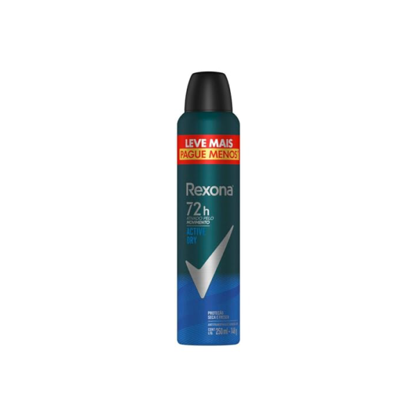 Rexona Antitranspirante Aerossol Active Dry Men 250 ml