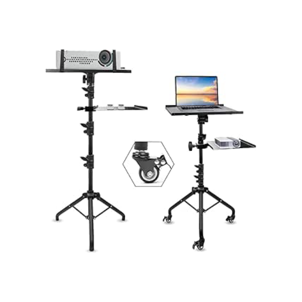 Suporte Projetor, Suporte para Projetor, Tripé Portátil para Laptop, Altura Ajustável Suporte Projetor, Tripé para Projetor, Suporte Projetor para a Maioria Dos, Suporte Tripé Altura Ajustável