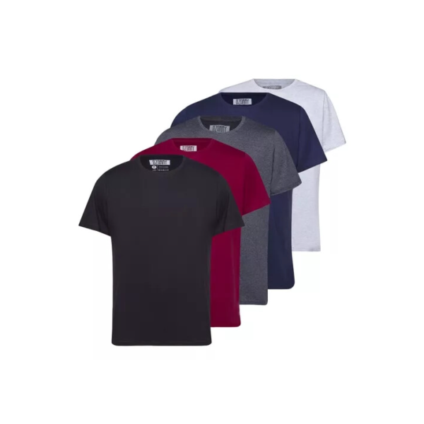 Kit 5 Camiseta Masculina 100% Algodão  Basica Treino Esporte