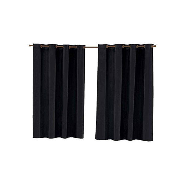 Cortina Blackout Corta Luz 220cm x 130cm - Preto