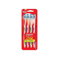 Colgate Escova De Dente Classic Clean Macia 4 Unidades | Cores Sortidas